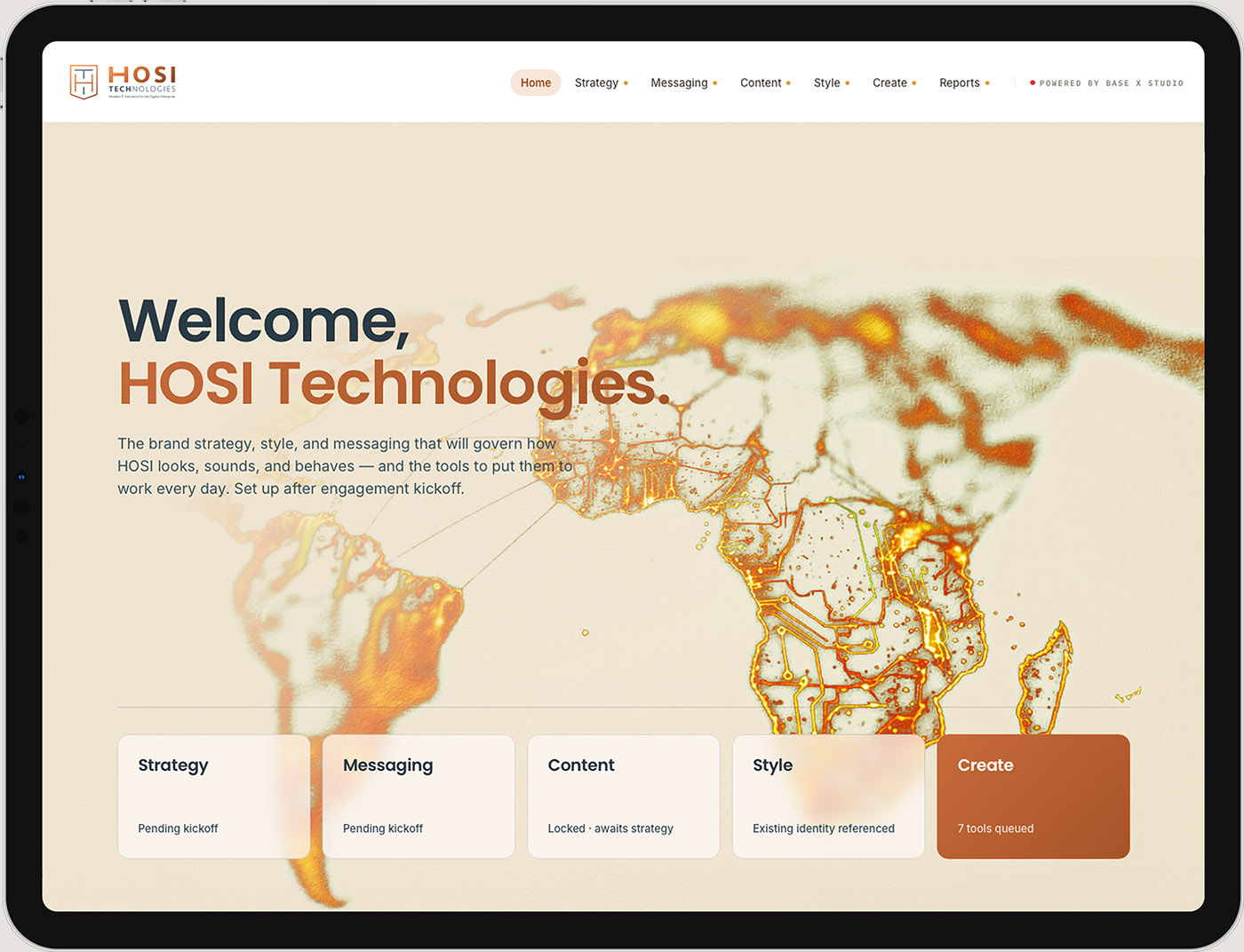 HOSI Client BOS Portal: HOSI's own operational environment